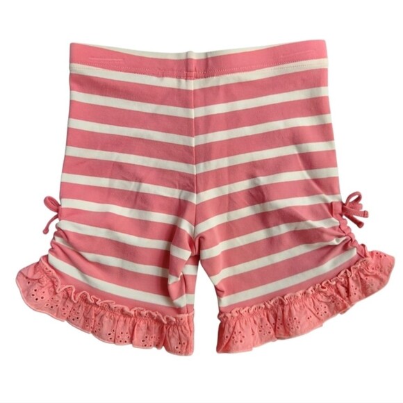 Matilda Jane Girls Bonnie Striped Ruffle-Trimmed Stretch Shorts Size 10 W/Bows - Picture 5 of 8